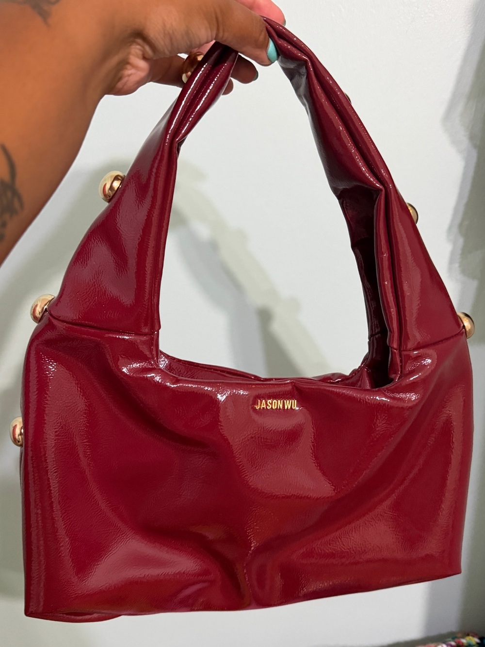 Jason Wu Women's Faux Leather Shoulder Bag in Red